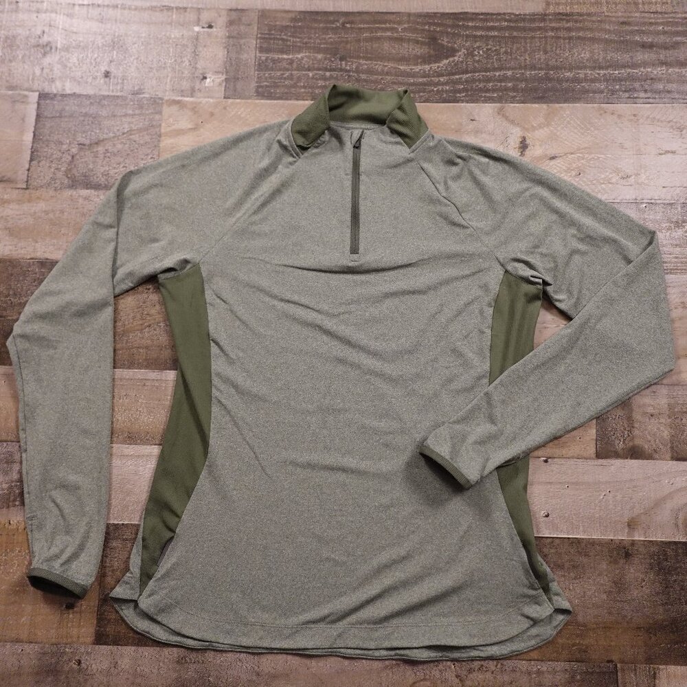 REI Co-op Active Pursuits 1/4 Zip Long Sleeve Shirt Women’s Large Green
